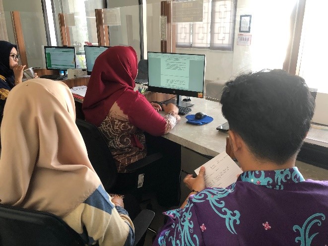 Kasir Pengadilan Agama Pulang Pisau Sampaikan Materi 1