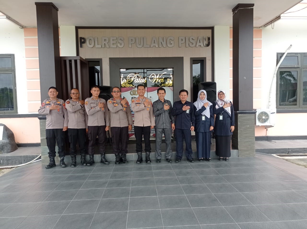 Pengadilan Agama Pulang Pisau Melaksanakan Penandatanganan MoU dengan Polres Pulang Pisau
