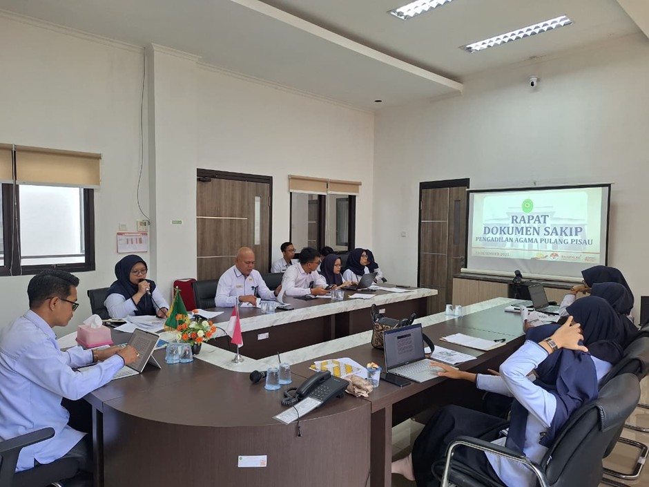 1427. Menutup Tahun dengan Kinerja Terukur, Pengadilan Agama Pulang Pisau Gelar Rapat SAKIP